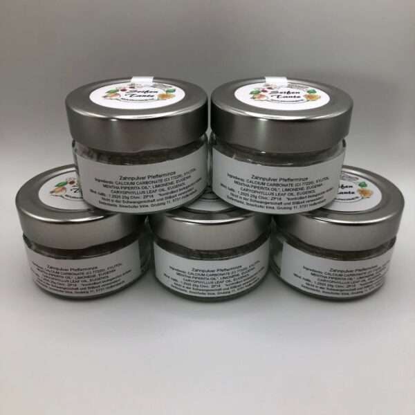 Zahnpulver Pfefferminze – Bild 2